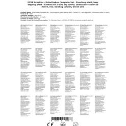 Öltapp- kontakt 40 2-sidigt torrkylare, kontinuerlig kylare 50 liter / h, inkl. Dispenserspelare, Green Line, KEG:Type A, KEG 2:Type G