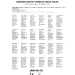 Öltapp- kontakt 40 2-sidigt torrkylare, kontinuerlig kylare 50 liter / h, inkl. Dispenserspelare, Green Line, KEG:Type G, KEG 2:Type M