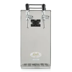 öltapp Kontakt 40/K 2-linjers torrkylningsenhet av rostfritt stål, 50 liter/h, med membranpump, Green Line, KEG:Type D, KEG 2:Type A