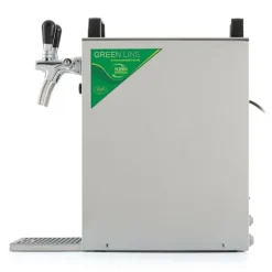 öltapp Kontakt 40/K 2-linjers torrkylningsenhet av rostfritt stål, 50 liter/h, med membranpump, Green Line, KEG:Type D, KEG 2:Type A