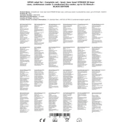 Öltapp, öldispenser, ölmaskin STREAM 50 ölväska, genomströmningskylare, 2-rads torrkylare, 55 liter/h SVART UTGÅNG, KEG 2:Type M, KEG:NC Adapter