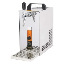 Öltapp, öldispenser, ölmaskin PYGMY 25 / K med membranpump, 1-sidigt torrkylningsanordning av stål, 35 liter/h, inkl dispenser, Green Line, KEG:Type D | CDON