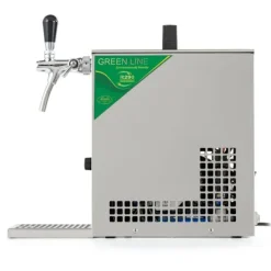 Öltapp, öldispenser, ölmaskin PYGMY 25 / K med membranpump, 1-sidigt torrkylningsanordning av stål, 35 liter/h, inkl dispenser, Green Line, KEG:Type D | CDON