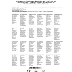 Öltapp, öldispenser, ölmaskin PYGMY 25 / K med membranpump, 1-sidigt torrkylningsanordning av stål, 35 liter/h, inkl dispenser, Green Line, KEG:Type D | CDON