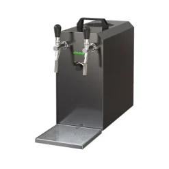 Öltapp STREAM 50K med luftpump, ölväska, genomströmningskylare 2-radig torr svalare, upp till 55 liter / h - SVART UTGÅNG, KEG:Type M, KEG 2:Type M