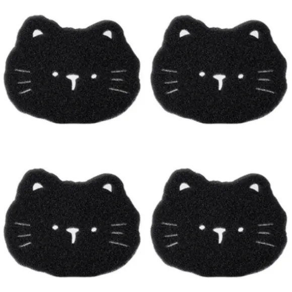 Luddborttagare för Tvättmaskiner, 4-pack Wavy cat shape