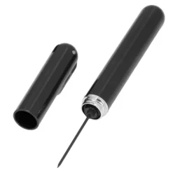 Luftpump Vinflasköppnare Bärbar handhållen nålrör Pennform i rostfritt stål Korkborttagare för hemmafestBlack