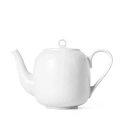 Lyngby Porceln - Rhombe The Pot 1,9 l - White (201203)