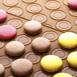 Macaron Kakform i Silikon / Form - 48 platser