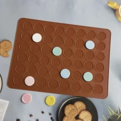 Macaron Kakform i Silikon / Form - 48 platser