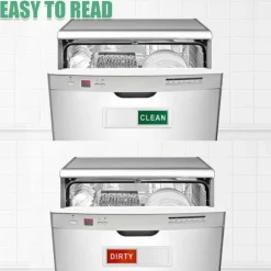 Magnet för diskmaskin REN / SMUTSIG skylt Röd/grön
