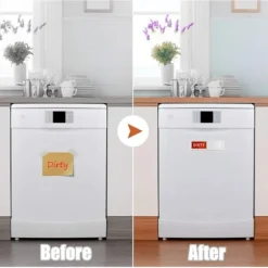 Magnet för diskmaskin REN / SMUTSIG skylt Röd/grön