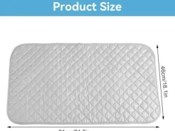 Magnetisk strykmatta, värmebeständig strykbrädeunderlägg, strykmatta för skrivbord, värmebeständig strykbrädeunderlägg, hopfällbar, bärbar resestrykma | CDON