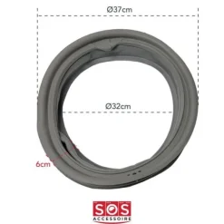 Manschett till BEKO WMB61220S tvättmaskin - Originaltillverkarens del