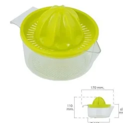 Manuell citruspress - ORYX - Modell 5071055 - Ø 12 x 11 cm - Grön färg - 1 styck