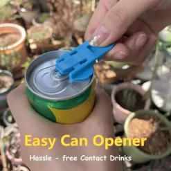 Manuell enkel konservöppnare, 6-pack färgglad läsk- och ölkonservöppnare och skydd för dryckesburklock, lämplig för läsk, cola, öl, läskvatten, dryck | CDON