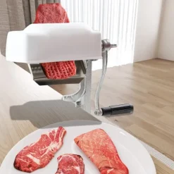 Manuell köttömjare, enkel klämdesign, högkvalitativ konstruktion, tidsbesparande köksverktyg