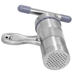 Manuell nudelpress i rostfritt stål med pastapress och 5 formhuvuden för kök