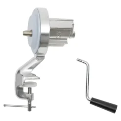 Manuell Pastamaskin, Hållbar Aluminiumkonstruktion, Ergonomiskt Handtag,110V, Silver