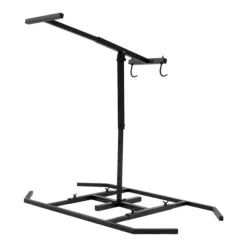 Manuell soppress - Avfallskomprimator - Höjdjusterbar 48,5–64,5 cm (3 nivåer) - Stål - Ugnshärdad lack - Svart