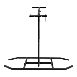 Manuell soppress - Avfallskomprimator - Höjdjusterbar 48,5–64,5 cm (3 nivåer) - Stål - Ugnshärdad lack - Svart