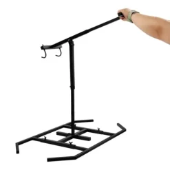 Manuell soppress - Avfallskomprimator - Höjdjusterbar 48,5–64,5 cm (3 nivåer) - Stål - Ugnshärdad lack - Svart