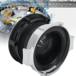 Matavfallskvarnens fläns, avloppslåsmutter, reservdelar, tillbehör till avfallskvarn