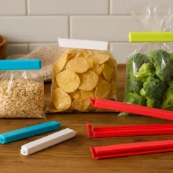 Matlåssklipp (x18) – Återanvändbara, hermetiska och färgglada