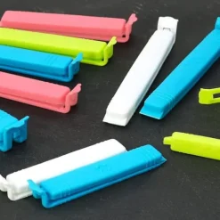 Matlåssklipp (x18) – Återanvändbara, hermetiska och färgglada