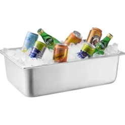 Matserveringsbehållare, 54,6x36,5x31 cm, rostfritt stål