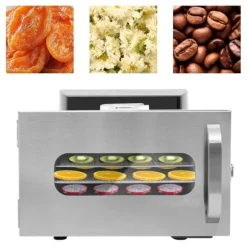 Mattork, 400W, 6 brickor, Temperaturintervall 30-90℃, Timerinställning 30 min-24 tim, Rostfritt stål