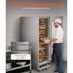 Matvärmare Hot Box, 16-vånings Koncessionsvärmeskåp, med Vattenbricka