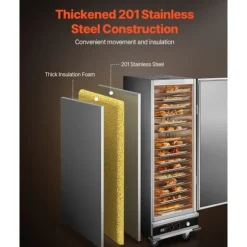 Matvärmare Hot Box, 16-vånings koncessionsvärmeskåp, med vattenbricka