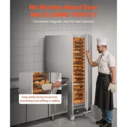 Matvärmare Hot Box, 16-vånings koncessionsvärmeskåp, med vattenbricka