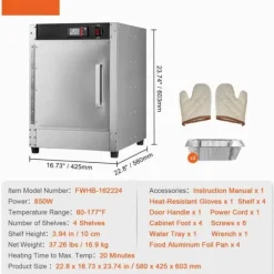 Matvärmare Hot Box, 4-vånings koncessionsvärmeskåp, med vattenbricka
