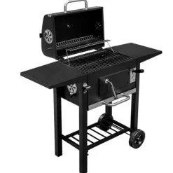 Mega-M träkolsgrill 2x sidobord 42x30 N