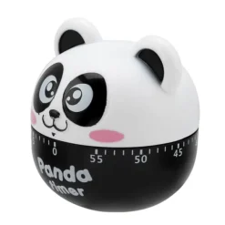 Mekanisk Kökstimer Manuella Djurformade Räknare för Matlagning Timerverktyg (Svart)