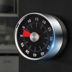 Mekanisk Kökstimer med Magnet - Svart