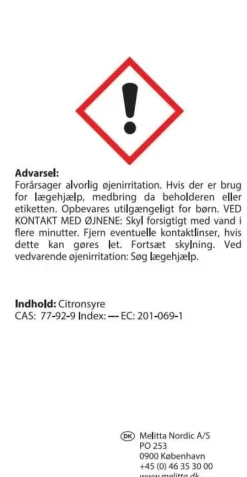 Melitta Bio Avkalkning för helautomatiska kaffemaskiner