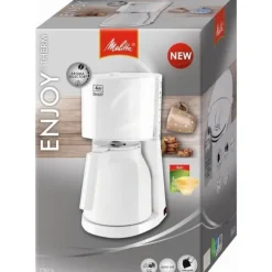 MELITTA Enjoy II Therm Filter Kaffebryggare - Vit - 12 koppar - 1000W