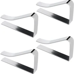 Metallklämmor för bordsdukar, 4 st.