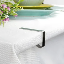 Metallklämmor för bordsdukar, 4 st.