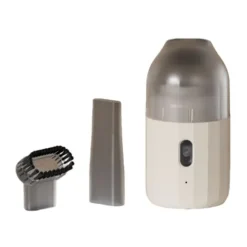 Mini Dammsugare för Skrivbordet - Hög Sugkraft, Portabel Smuldammsugare, Kompatibel med Datorer och Bilar