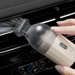 Mini Dammsugare för Skrivbordet - Hög Sugkraft, Portabel Smuldammsugare, Kompatibel med Datorer och Bilar