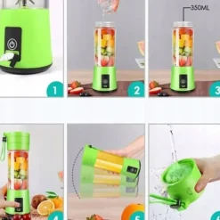 Mixer Bärbar för Smoothies Handhållen Sladdlös Kraftfull