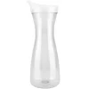 600ml akryl transparent juiceflaska vattenkanna iskall juicekanna med lock för bar hemmabruk