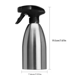 500ml rostfritt stål oljespruta tom flaska vinägerflaska oljedispenser för matlagning sallad BBQ köksverktyg