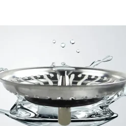 84mm Rostfritt Stål Diskbänkssil - Perfekt Diskbänkstillbehör, Kompatibelt med Standard Diskbänkar