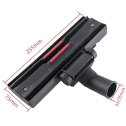 32mm Svart Plast Botten Dammsugare Golvborste - Universellt Ersättningshuvud, Kompatibelt med Electrolux, Philips, Midea