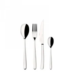 Ménagère - PRELUDIO - 24 Delar - Rostfritt stål 18/10 - Modern design - Diskmaskinssäker